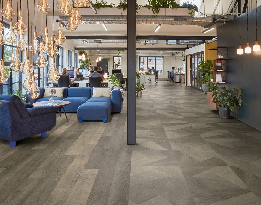 Polyflor vinyl flooring for workplace office