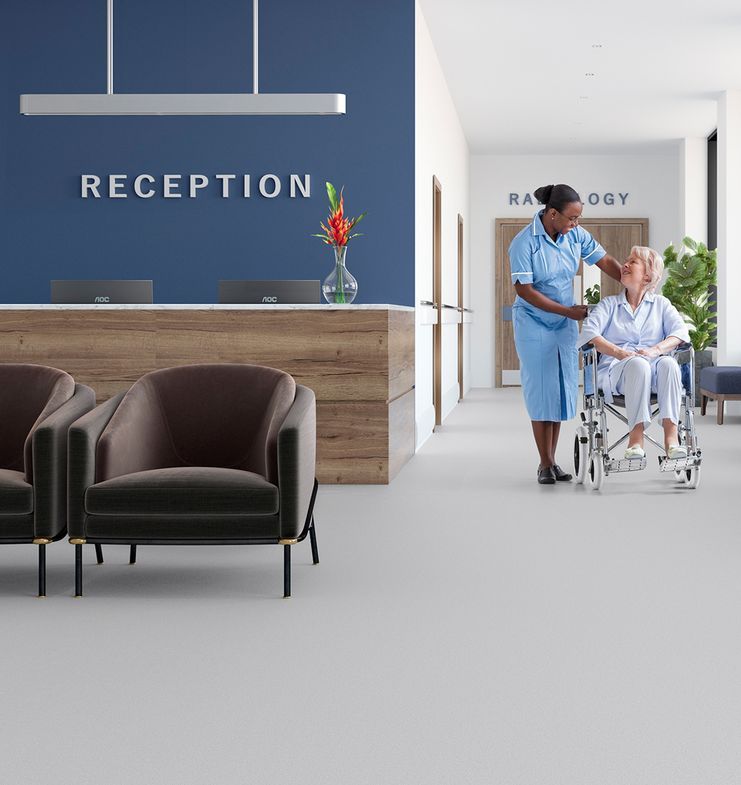 Polyflor Vinyl Flooring for Health and Care Industry