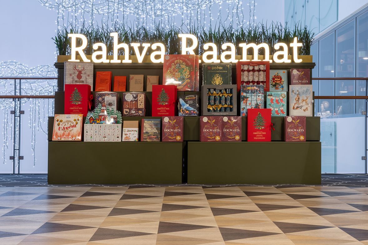 Rahva Raamat Book Shop using Polyflor Vinyl Flooring