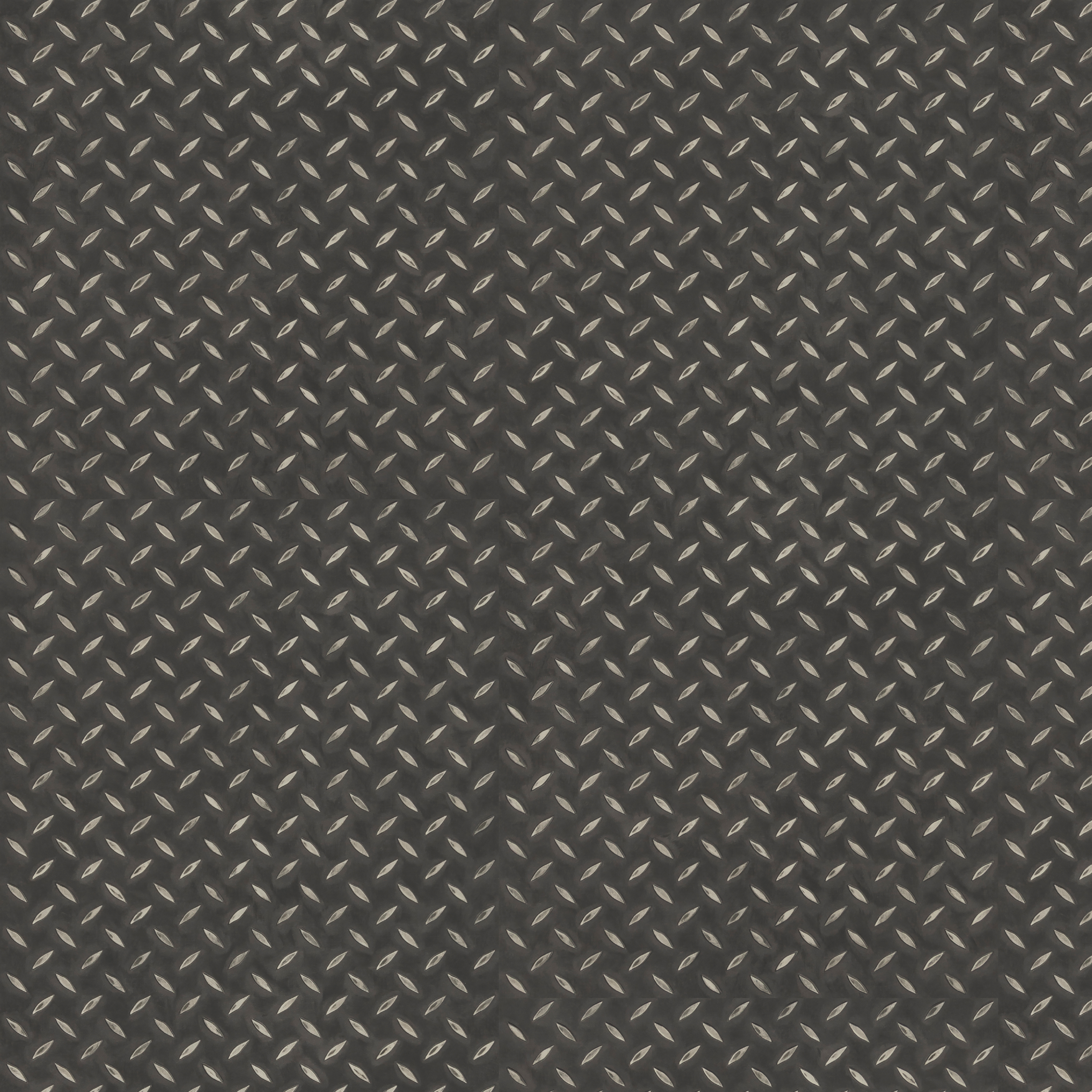 LVT Black Treadplate swatch