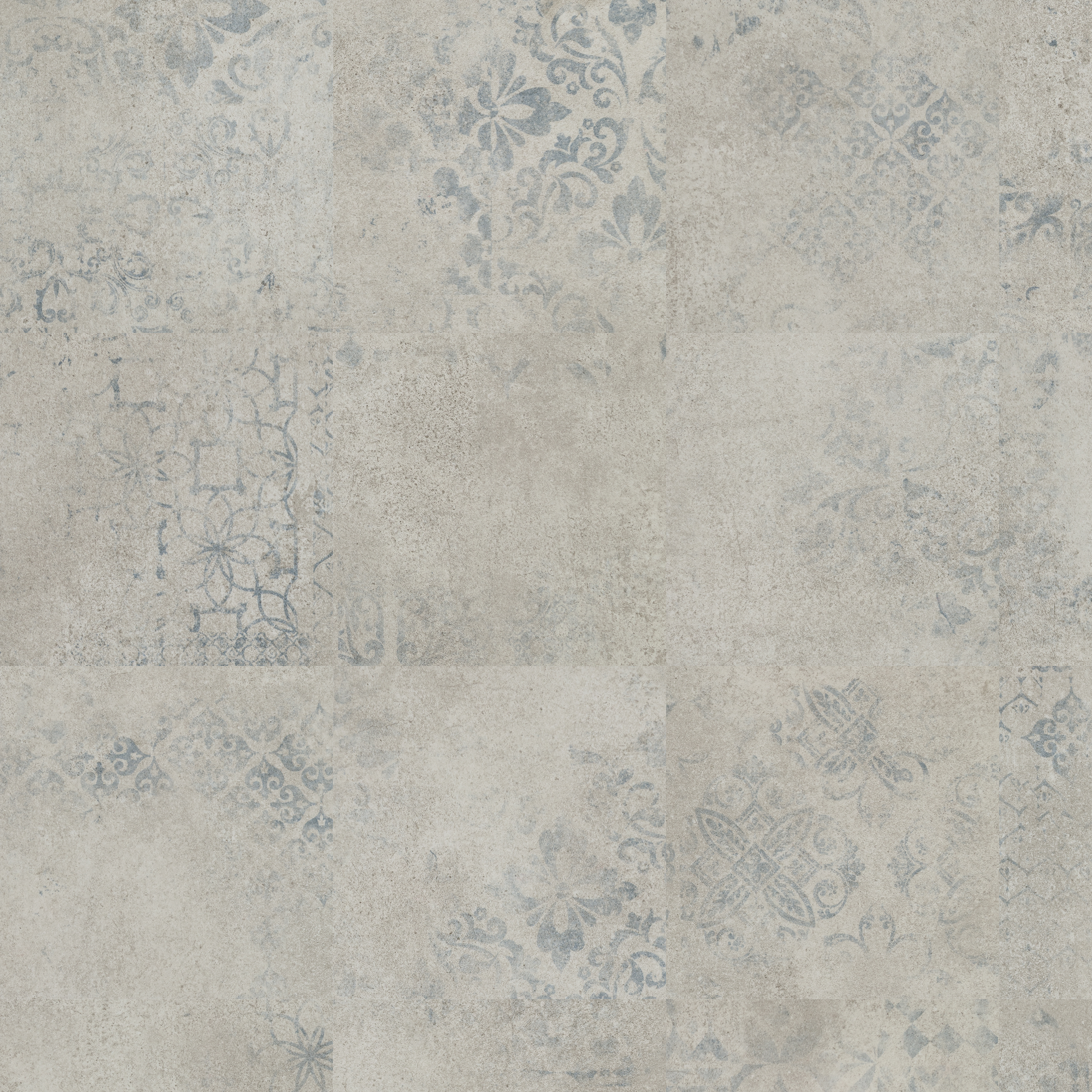 LVT Stencilled Concrete swatch