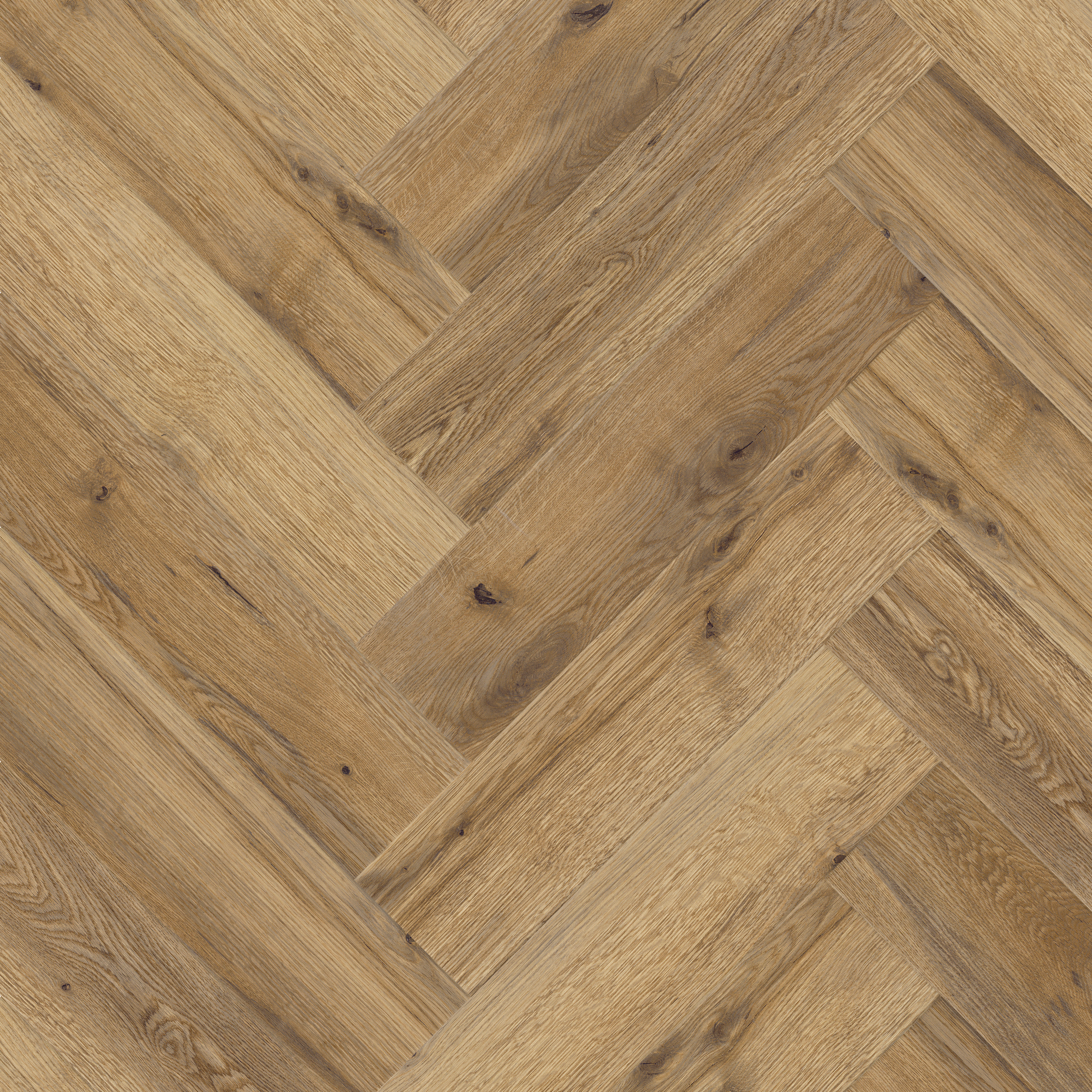 LVT Everglade Oak Parquet swatch