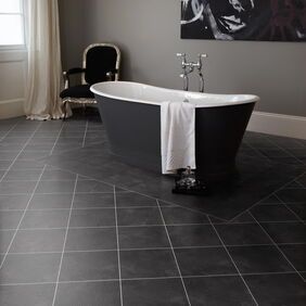 TLC Original in Antique Slate laid in a bathroom