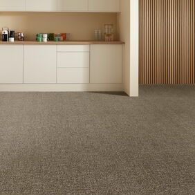 Polyflor Expona Fabrik in Brown laid in an office kitchen