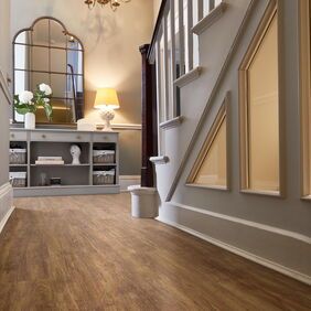 TLC Original in Barn Oak laid in a downstairs landing