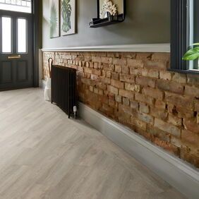 TLC Original in Chester Oak laid in a downstairs hallway
