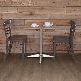 TLC Massimo in Reclaimed Oak laid in a cafe 