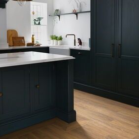 TLC Massimo in Golden Oak laid in a kitchen 