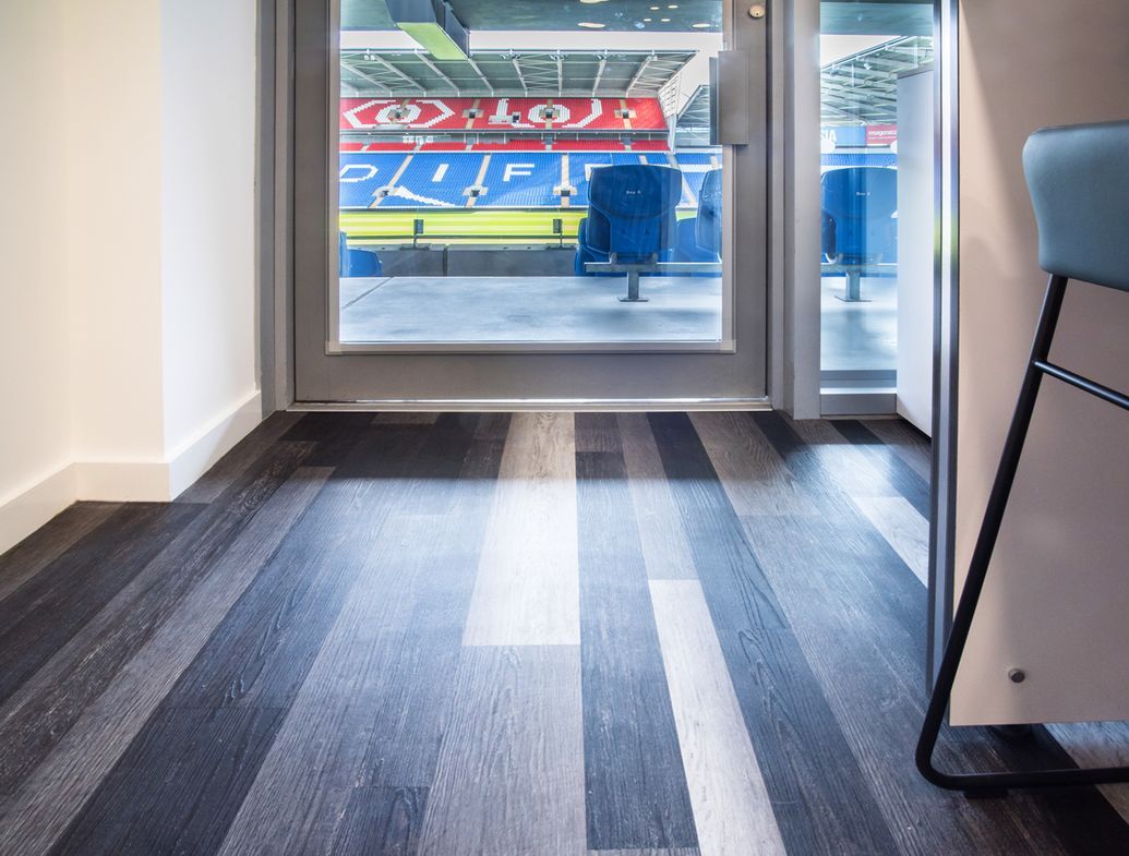 Cardiff City FC Polyflor Vinyl Flooring Polyflor