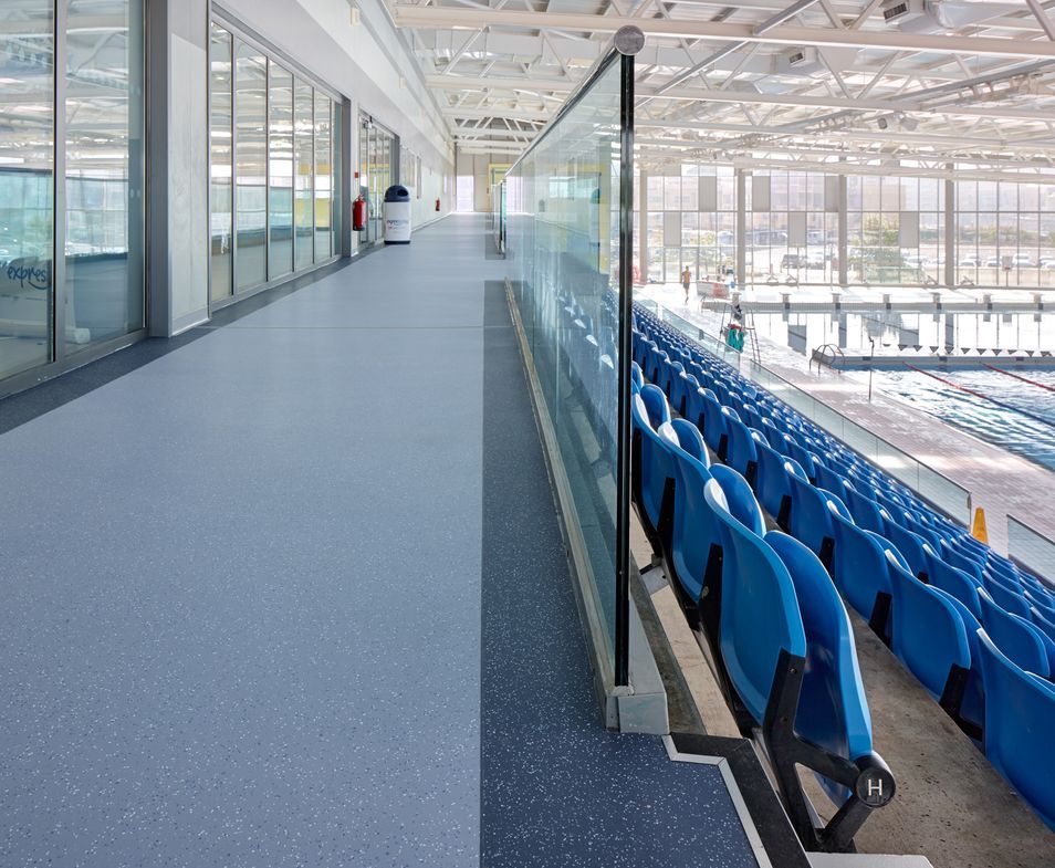 Cardiff International Pool Polyflor Vinyl Flooring