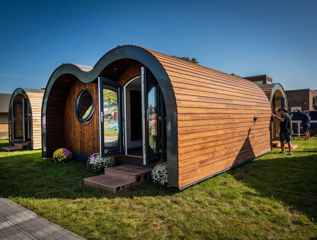 Glamping Pods Polyflor Vinyl Flooring