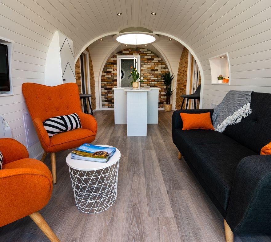 Glamping Pods Polyflor Vinyl Flooring