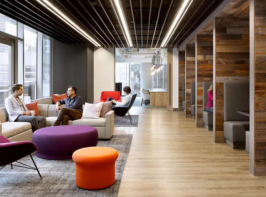 Polyflor vinyl flooring for workplace office