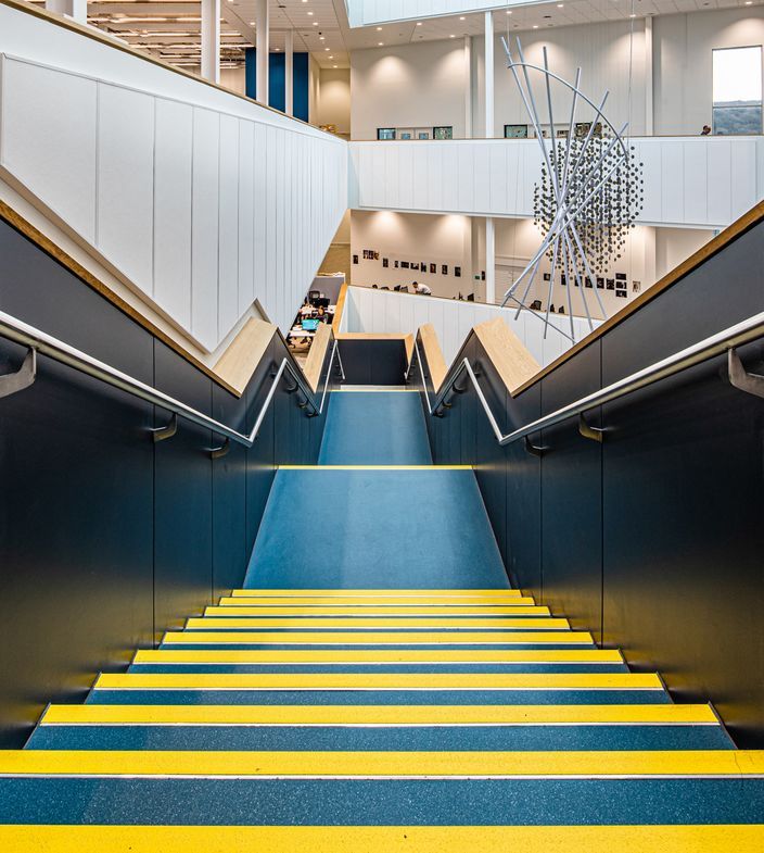 University of huddersfield barbara hepworth Polyflor Vinyl Flooring