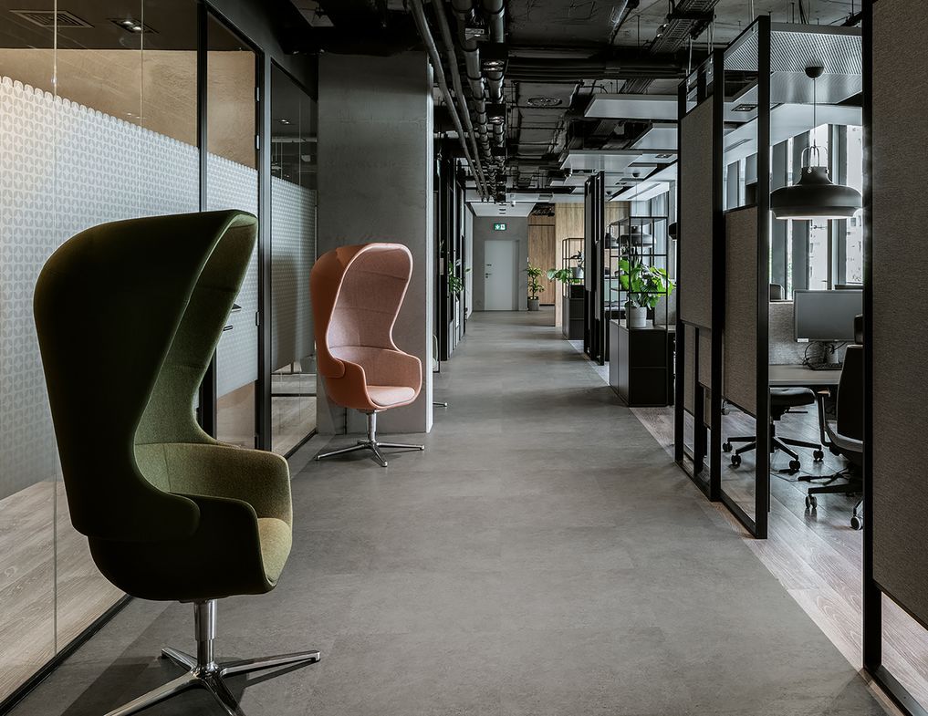 Polyflor vinyl flooring for workplace office