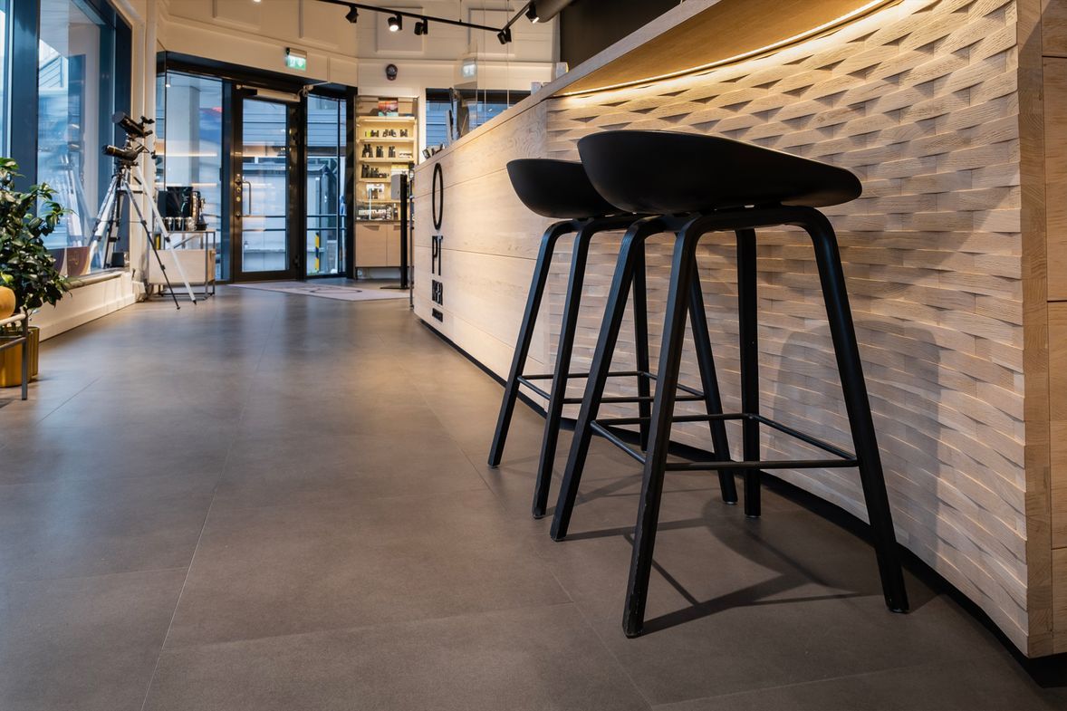 Polyflor Vinyl Flooring for Optiker Jacobsen