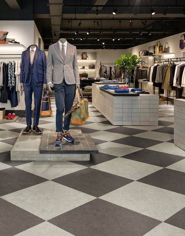 Polyflor Vinyl Flooring for Retail