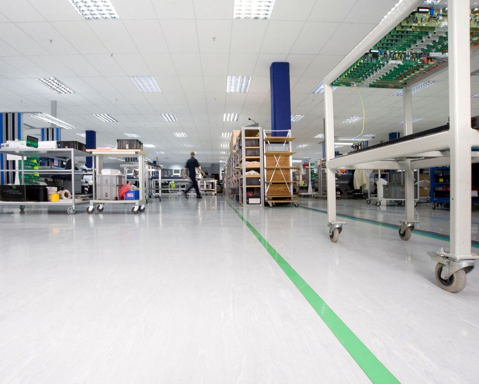 Polyflor Vinyl Flooring for the Industrial Sector