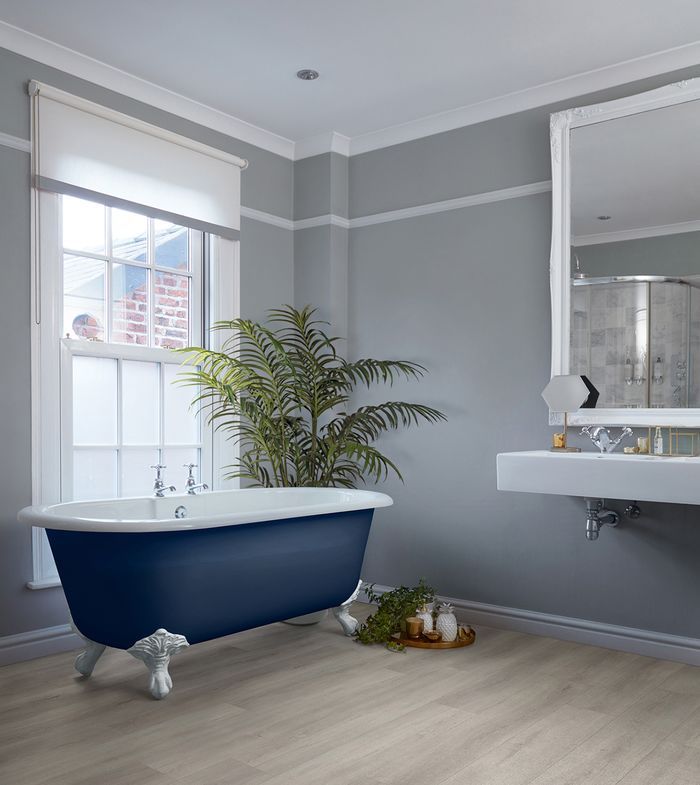 Polyflor vinyl flooring bathroom - 4452 Winchester Oak