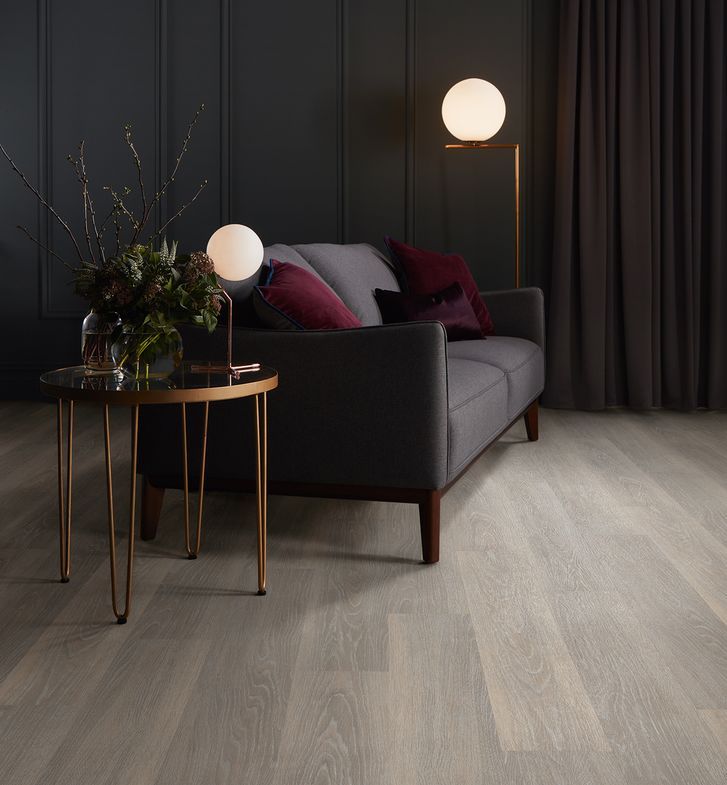 Polyflor vinyl flooring for the lounge, front room and living areas
