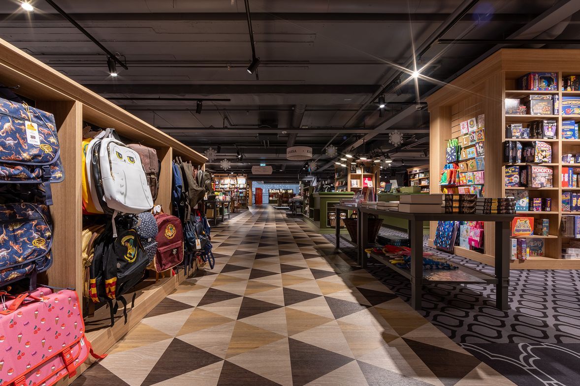 Rahva Raamat Book Shop using Polyflor Vinyl Flooring