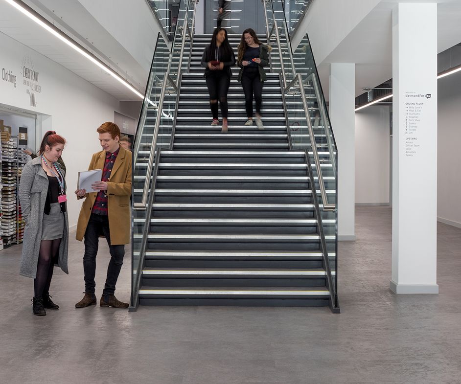 De Montfort University - Polyflor Vinyl Flooring