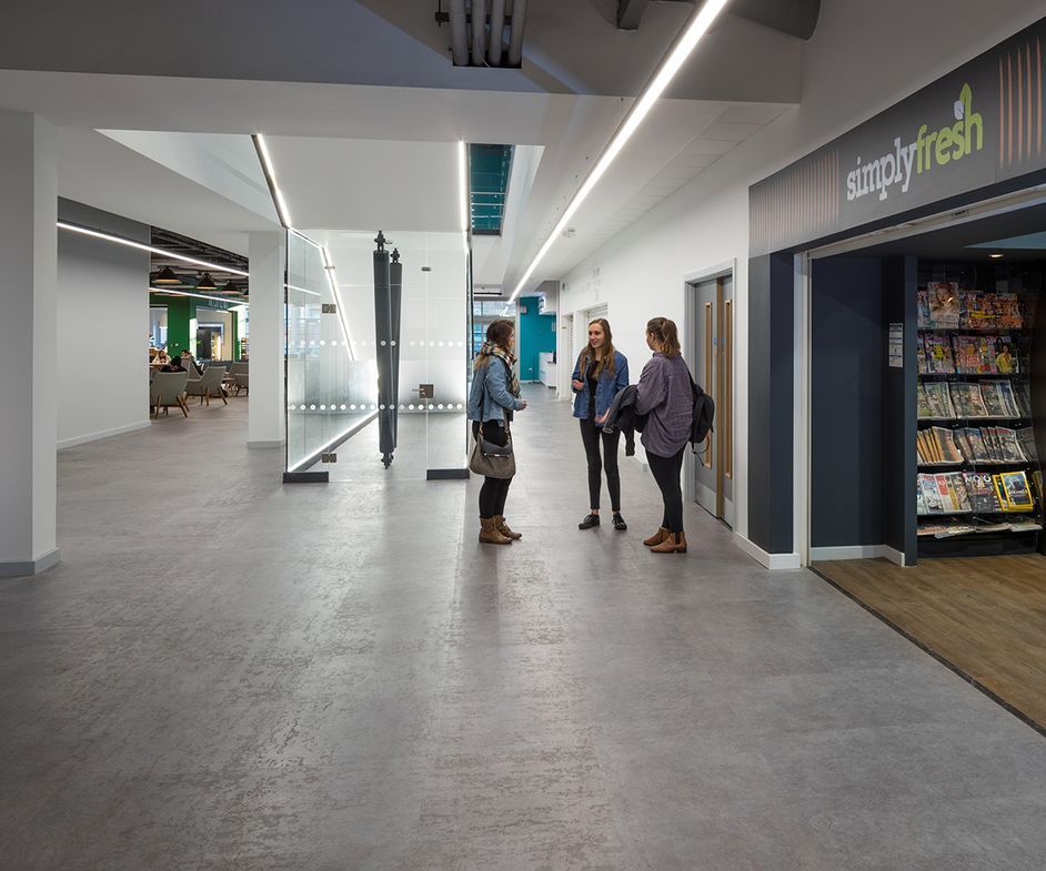 De Montfort University - Polyflor Vinyl Flooring