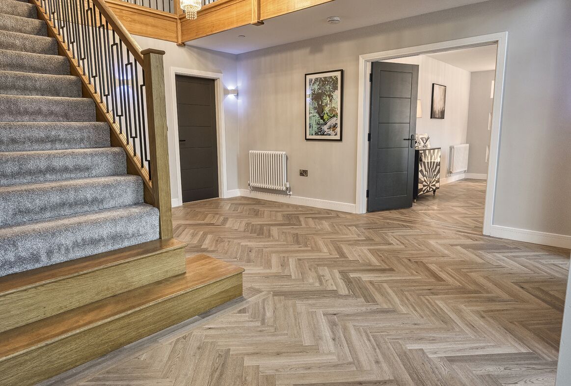 Wrexham Residential Project - Polyflor Camaro LVT