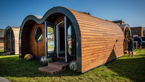 Glamping Pods Polyflor Vinyl Flooring