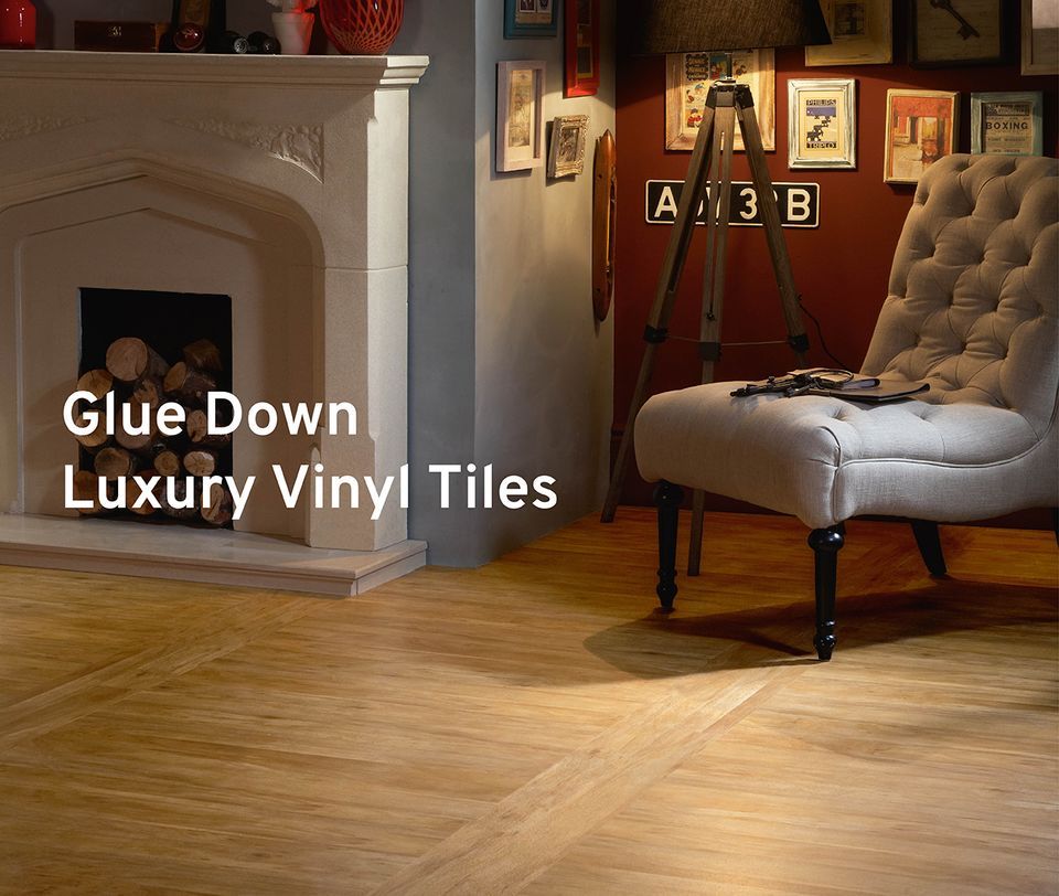 Polyflor Glue Down Luxury Vinyl Tiles - residential