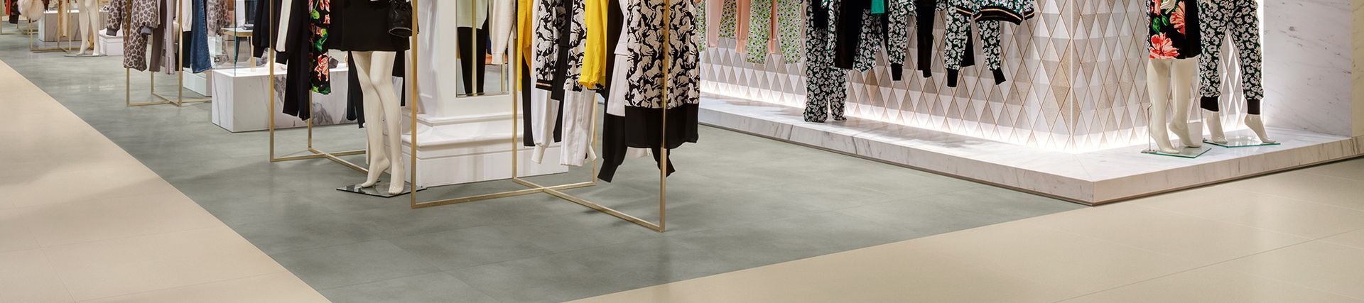 Flooring for retail
