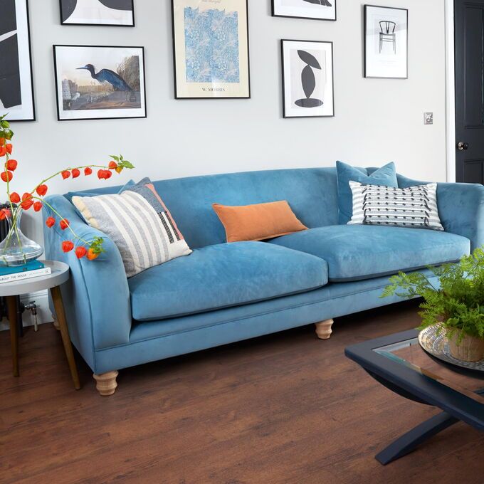 TLC Original in Rustic Cherry laid in a living room