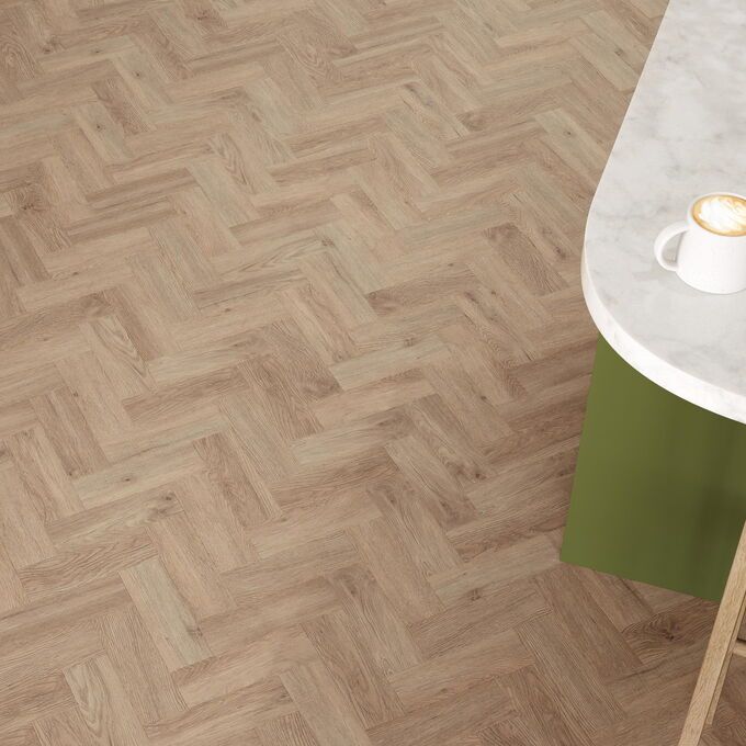 TLCMass_Warm_Barnwood_Small_Parquet_CAM-SPQ5264.jpg TLC Massimo in Warm Barnwood Small Parquet laid in a kitchen