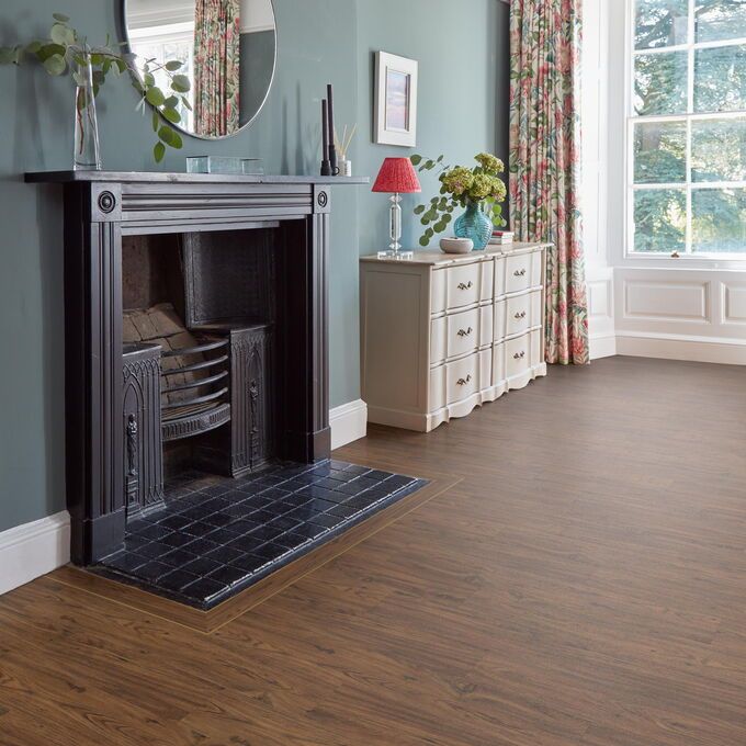TLC Original in Walnut laid in a living room