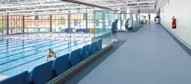 Cardiff International Pool Polyflor Vinyl Flooring