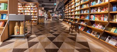 Rahva Raamat Book Shop using Polyflor Vinyl Flooring