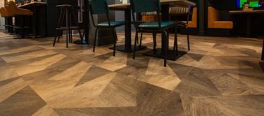 Polyflor Vinyl Flooring LVT for the Aztect Soccer Arena 